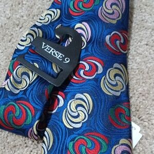 Verse 9 By Maurizo Men's Multicolor Swirl Pattern Tie Set